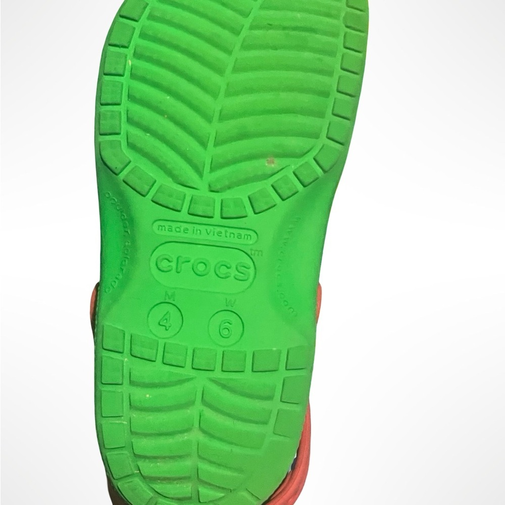 Disney Parks Mickey Mouse Holiday Christmas Crocs‎ Men Size 4 Women 6 - Picture 6 of 6
